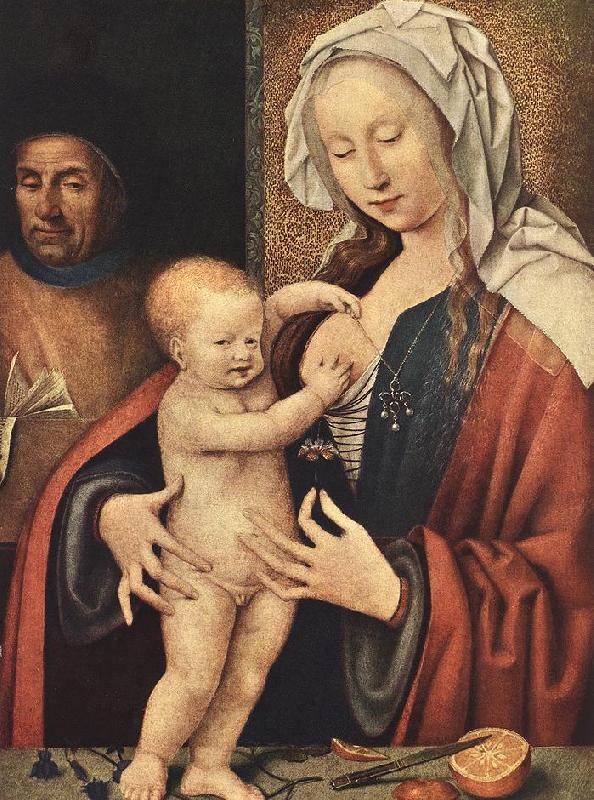CLEVE, Joos van The Holy Family fdg oil painting image